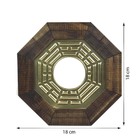 Quadro Feng Shui Baguá Céu Posterior Com Espelho 18cm