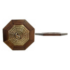 Quadro Feng Shui Baguá Céu Posterior Yin Yang 13cm
