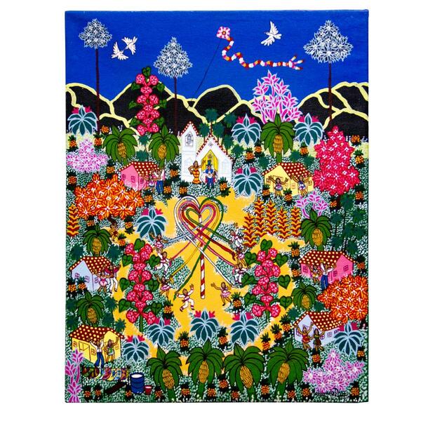 Quadro Festa Popular 65x50 - Casa Da Moldura