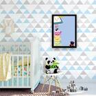 Quadro Figurativo Alice Com Chícaras 24x18cm - Com Vidro Mold