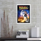 Quadro Filme De Volta Para O Futuro 33x24cm - Com Vidro Moldu