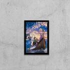 Quadro Filme Rapunzel 33x24cm - Com Vidro Moldura:madeira Pre