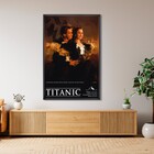 Quadro Filmes Preto com Vidro 50x70cm Arte Própria