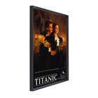 Quadro Filmes Preto com Vidro 50x70cm Arte Própria