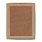 Quadro Flor de Água Preto e Branco e Marrom com Vidro 40x50cm Tropical