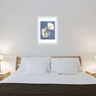 Quadro Floral 28x38 Cm Branco Kapos