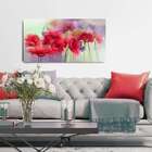 Quadro Flores Cereja Vermelho 55x100cm