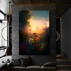 Quadro Flores Do Paraíso -- Br Artes Médio 84x54