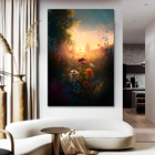 Quadro Flores Do Paraíso -- Br Artes Pequeno 60x40