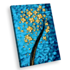 Quadro Flores Douradas