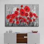 Quadro Flores Vermelhas - 1 Tela