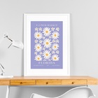 Quadro Flower Market Florida -60x48cm Moldura Preta