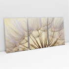 Quadro Flower Semente De Flor De Dente-de-leão - Kit 3 Telas