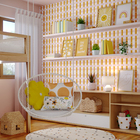 Quadro Flowers Laranja com Vidro 30x40 Arte Própria