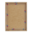 Quadro Flowers Laranja com Vidro 30x40 Arte Própria