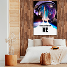 Quadro Foguete Não Tem Ré -- Br Artes Pequeno 60x40