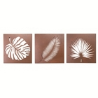 Quadro Folha Palmeira - Preto