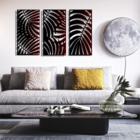 Quadro Folhagem 3 - Preto