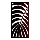 Quadro Folhagem 3 - Preto