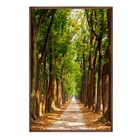 Quadro Folhagem Verde com Vidro 120x80cm Arte Própria