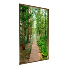 Quadro Folhagem Verde com Vidro 120x80cm Arte Própria