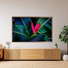 Quadro Folhagem Verde com Vidro 130x80cm Arte Própria