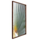 Quadro Folhagem Verde com Vidro 70x140cm Arte Própria