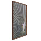 Quadro Folhagem Verde com Vidro 70x140cm Arte Própria