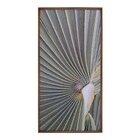 Quadro Folhagem Verde com Vidro 70x140cm Arte Própria