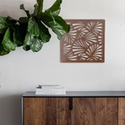 Quadro Folhas Espiral - Preto