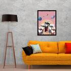 Quadro Força Do Universo 45x34cm - Com Vidro Moldura:madeira