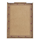 Quadro Formas e Cores II Rosa e Laranja Moldura Madeira Natural 70x50cm Arte Própria