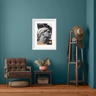 Quadro Foto Arte Estátua Grega - 60x48cm Moldura:madeira Bran