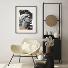 Quadro Foto Arte Estátua Grega - 60x48cm Moldura:madeira Bran