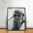 Quadro Foto Madre Teresa De Calcutá 24x18cm Moldura:madeira P