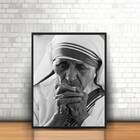 Quadro Foto Madre Teresa De Calcutá 45x34cm - Com Vidro Moldu