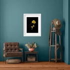 Quadro Foto Minimalista Jazz - 60x48cm Moldura:madeira Branca