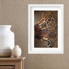 Quadro Foto Raquetes De Tênis Antigas - 60x48cm Moldura:madei