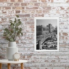 Quadro Fotografia Antiga De São Paulo 24x18cm Moldura:madeira