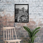 Quadro Fotografia Antiga De São Paulo 24x18cm Moldura:madeira