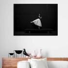 Quadro Fotografia Bailarina Plataforma 45x34cm - Com Vidro Mo