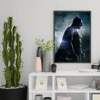 Quadro Fotografia Batman Cavaleiro Das Trevas 24x18cm Moldura