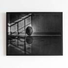 Quadro Fotografia Bola De Basquete 24x18cm - Com Vidro Moldur