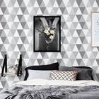 Quadro Fotografia Bouquet De Margaridas 24x18cm Moldura:madei