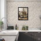 Quadro Fotografia Cafeteria 24x18cm Moldura:madeira Branca