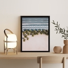 Quadro Fotografia Calçadão De Copacabana Coqueiros 45x34cm -