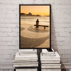 Quadro Fotografia Carlos Drummond De Andrade Copacabana 24x18