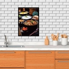 Quadro Fotografia Comida Mineira 33x24cm Moldura Branca