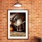 Quadro Fotografia Country - 60x48cm Moldura Preta
