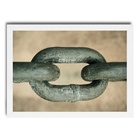 Quadro Fotografia Elo Corrente 33x24cm - Com Vidro Moldura:ma